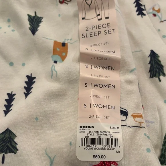 NWT LC Lauren Christmas Pajamas - Picture 4 of 6